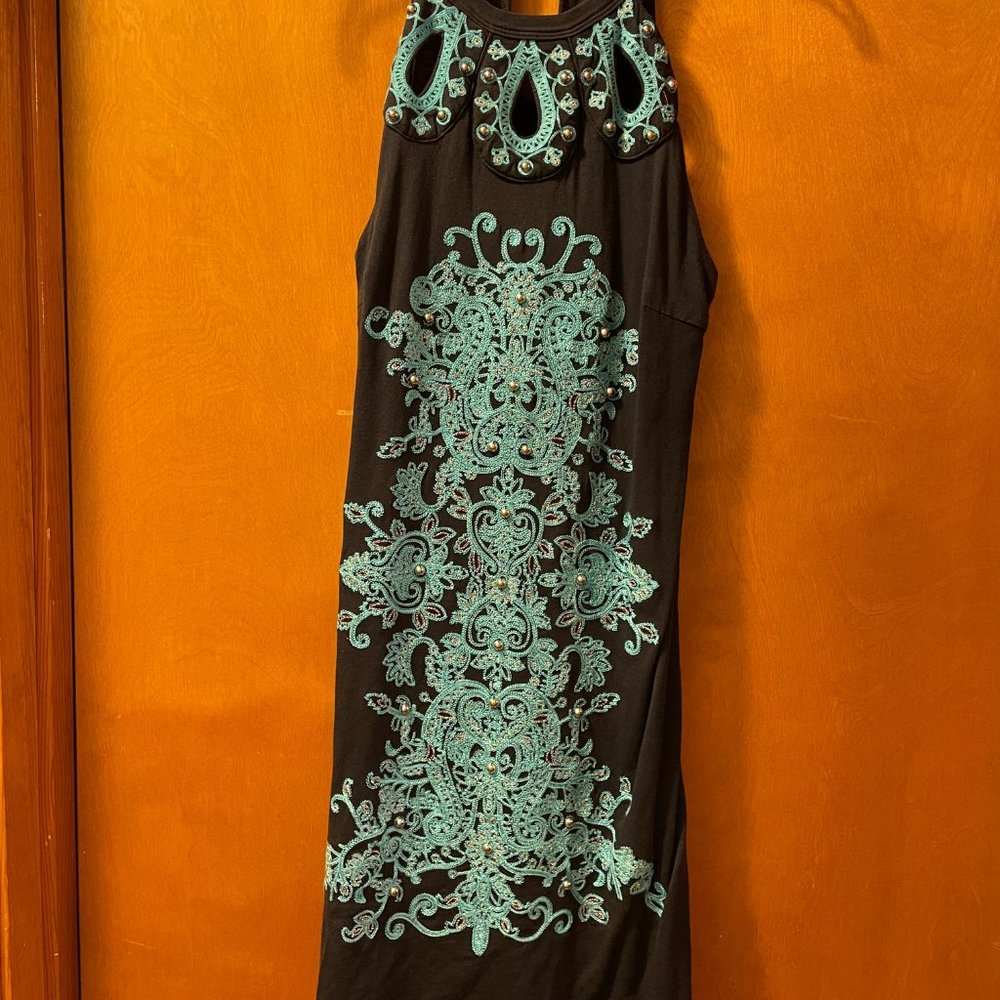 INC International Concepts Navy Blue Dress Size 4